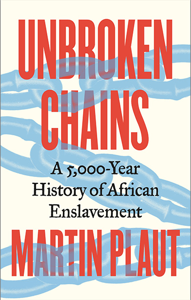 Typographic cover showing thick grey metal chains