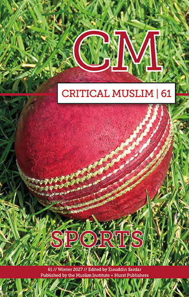 Critical Muslim cover showing a cricket ball